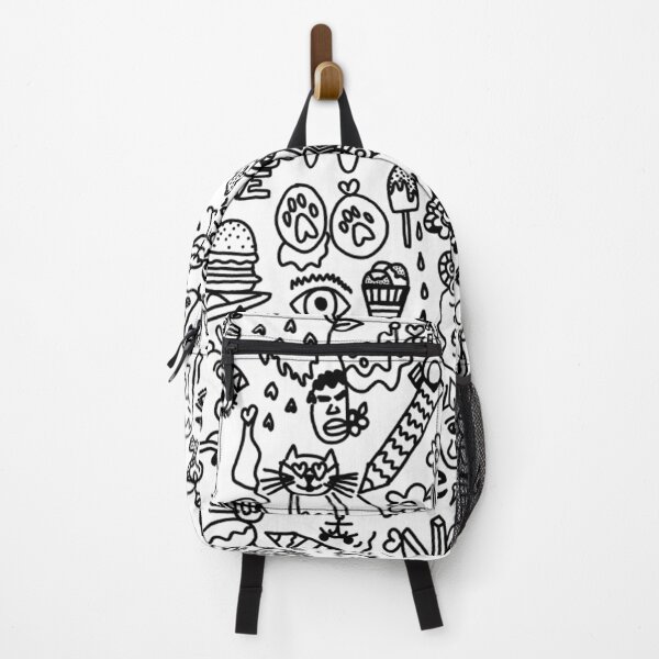 Item preview, Black and white doodle world designed and sold by eucamila.