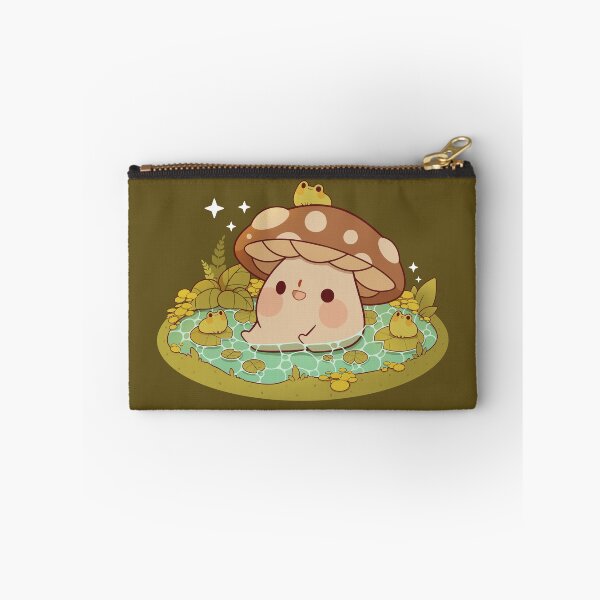 Item preview, Cute mushroom in a frog pond designed and sold by Rihnlin.
