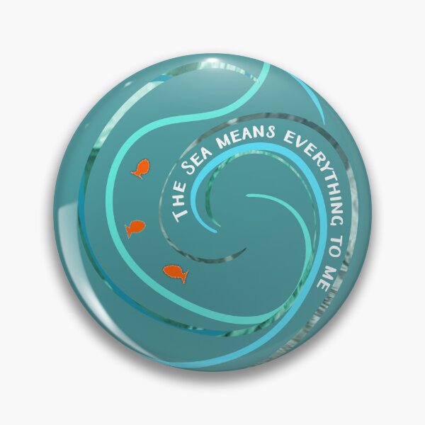 Item preview, Wild open water swimming, winter bathers. The sea means everything to me fun for swimmer lovers. Caroline Laursen Original designed and sold by Caroline Laursen.