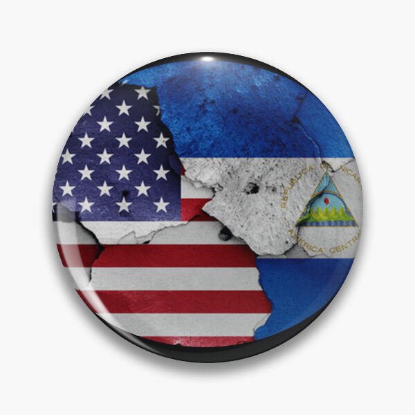 Item preview, Vintage Map Flag of Nicaragua And USA 1903 designed and sold by CuteHigh01.