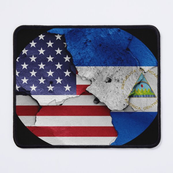 Item preview, Vintage Map Flag of Nicaragua And USA 1903 designed and sold by CuteHigh01.