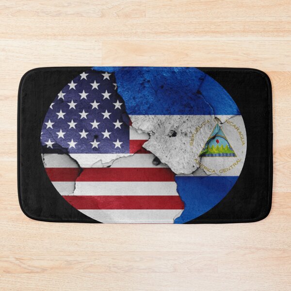 Item preview, Vintage Map Flag of Nicaragua And USA 1903 designed and sold by CuteHigh01.