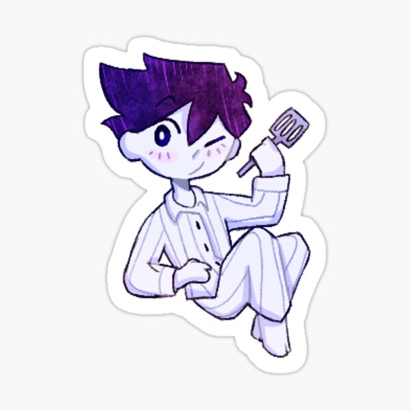 "OMORI HEADSPACE Hero Sticker" Sticker for Sale by CameronDoStuff