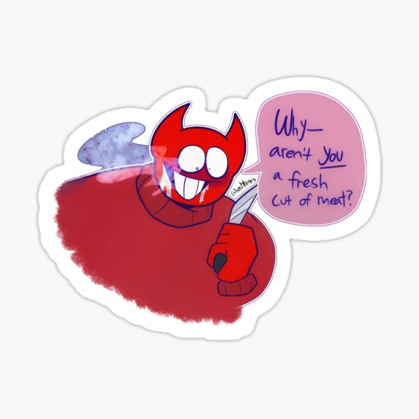 Kevin from the Spooky Month ? Sticker for Sale by Vincentstan