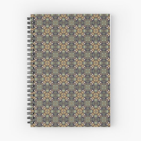 Item preview, Green and Brown Arabesque Tile Seamless Pattern Print designed and sold by protegra.