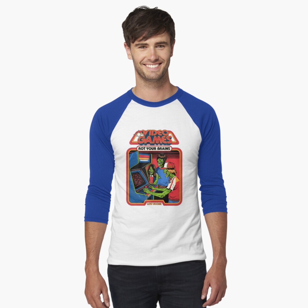 Item preview, Baseball ¾ Sleeve T-Shirt designed and sold by stevenrhodes.
