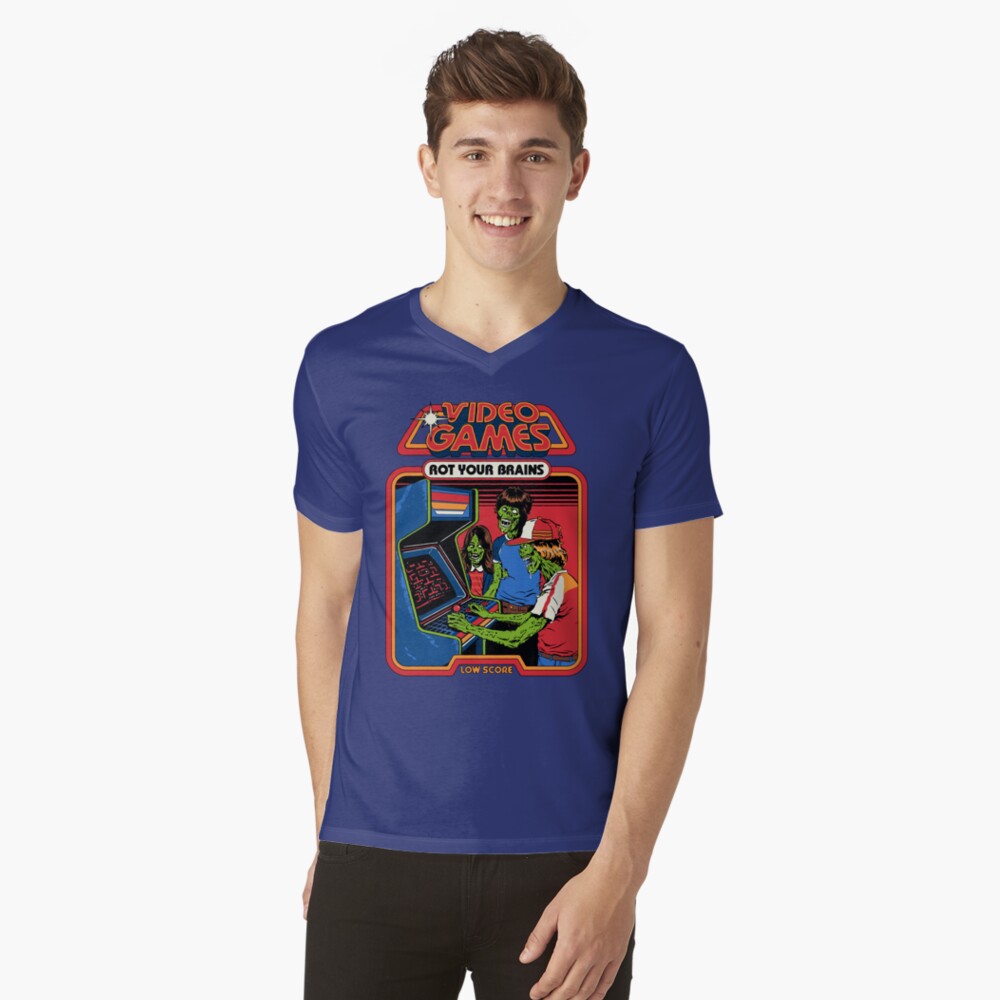Item preview, V-Neck T-Shirt designed and sold by stevenrhodes.