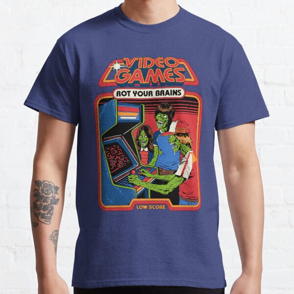 Video Games Rot Your Brains Classic T-Shirt