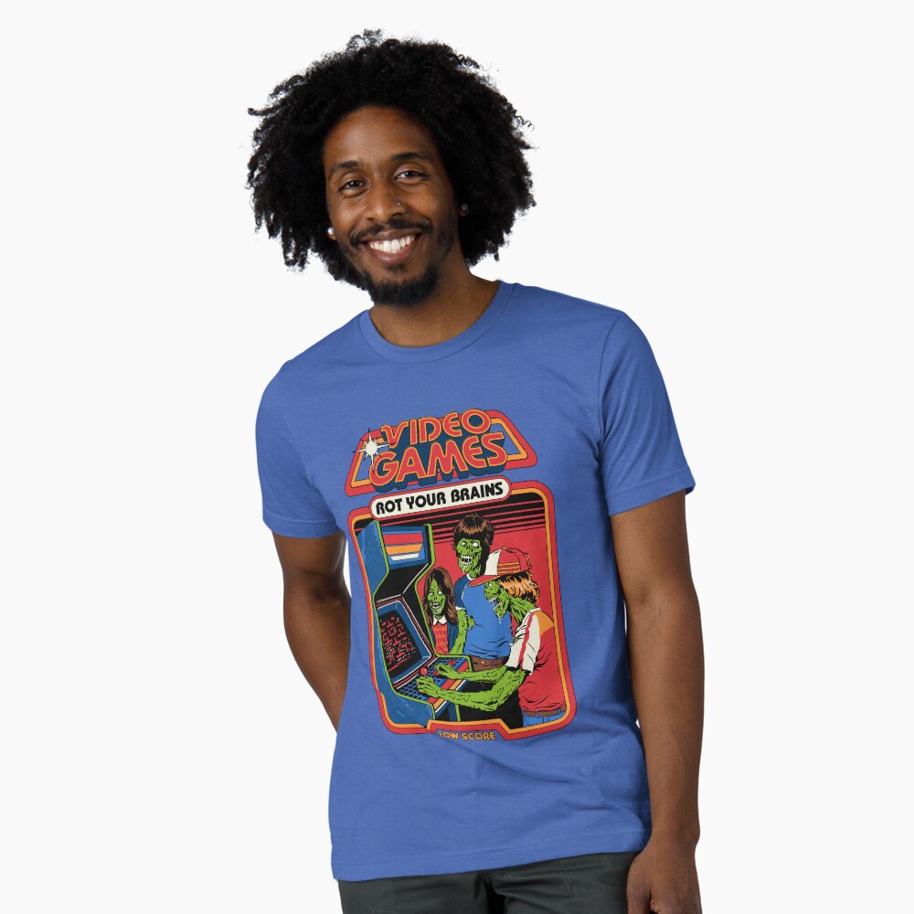 Vista previa del artículo con la obra «Camiseta de tejido mixto», diseñado y vendido por stevenrhodes.