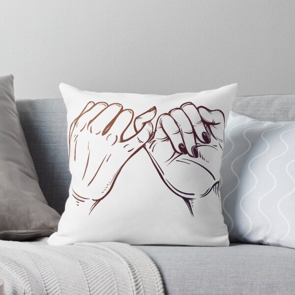 Item preview, Pinky Promise: 2 Hands Shaking their Pinkie Fingers in a Promise designed and sold by Magnetic Pajama.