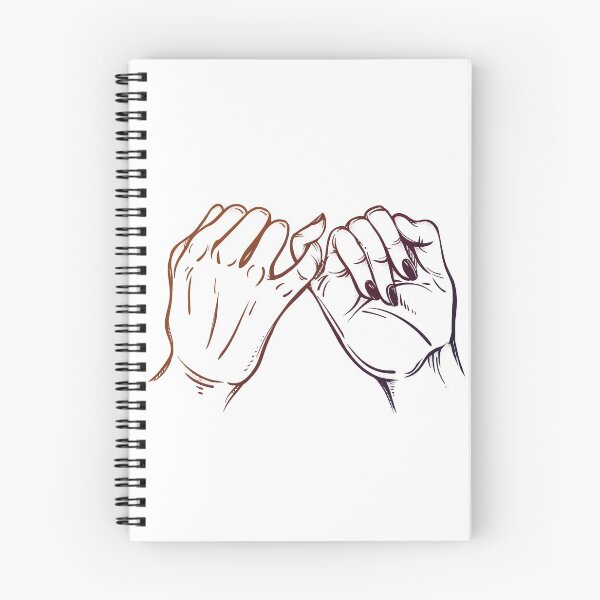 Item preview, Pinky Promise: 2 Hands Shaking their Pinkie Fingers in a Promise designed and sold by Magnetic Pajama.