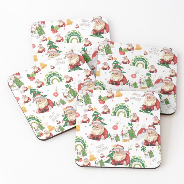 Item preview, Christmas Santa Enjoying Pattern designed and sold by Javedempire.