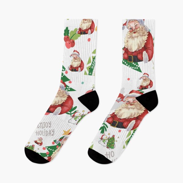 Item preview, Christmas Santa Enjoying Pattern designed and sold by Javedempire.