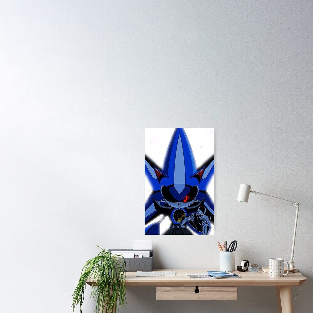 Neo Metal Sonic Art Board Print for Sale by MobianMonster