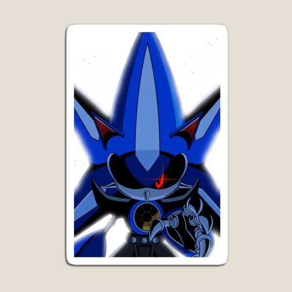 Metal Sonic Menacing Magnet for Sale by Keerl