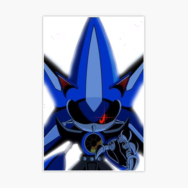 Neo Metal Sonic icon Poster for Sale by DanielCostaart