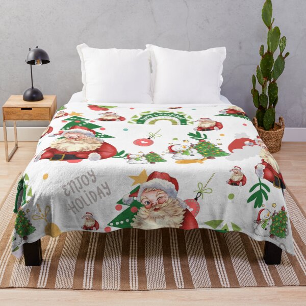 Item preview, Christmas Santa Enjoying Pattern designed and sold by Javedempire.