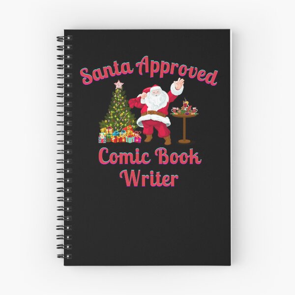 Item preview, Santa Approved Comic Book Writer - Black Background designed and sold by TheKnightWriter.