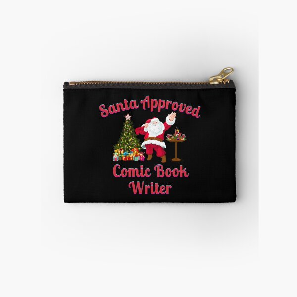 Item preview, Santa Approved Comic Book Writer - Black Background designed and sold by TheKnightWriter.