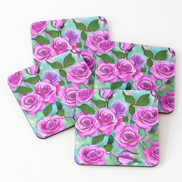 Item preview, Pink Roses Watercolor  designed and sold by gramizzia.