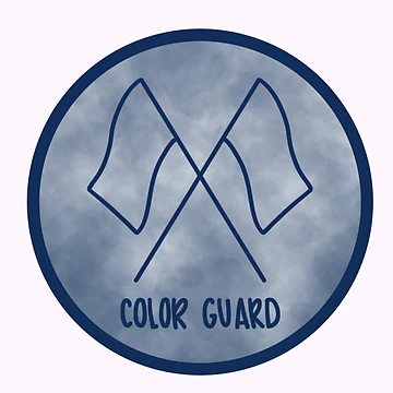 Artwork thumbnail, Navy Color Guard Circle by Brooke Noble