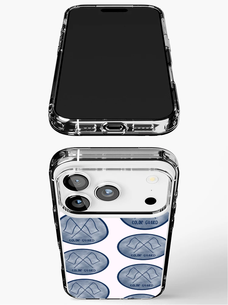 Thumbnail 3 of 5, iPhone Case, Navy Color Guard Circle designed and sold by Brooke Noble.