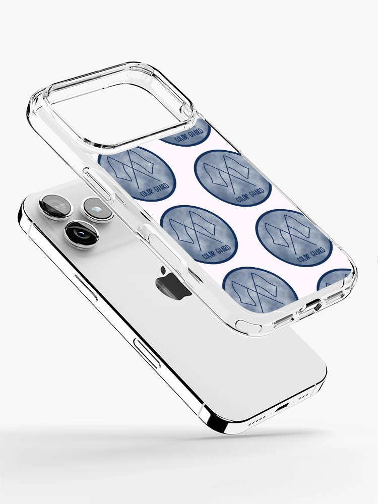 Thumbnail 2 of 5, iPhone Case, Navy Color Guard Circle designed and sold by Brooke Noble.