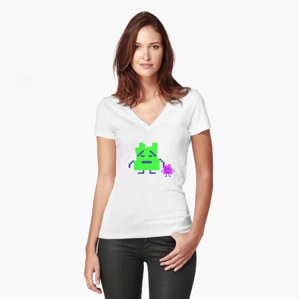 Item preview, Fitted V-Neck T-Shirt designed and sold by Gastrox.
