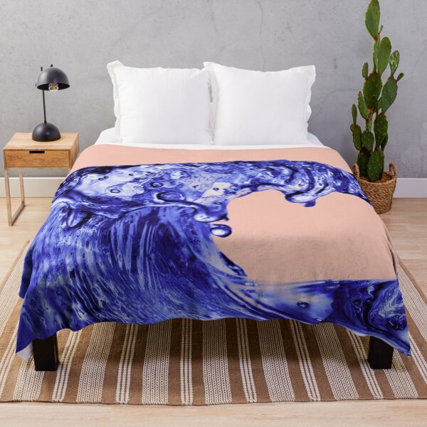 Item preview, Blue Wave Crashing Ocean Lake designed and sold by ChristinasMess.