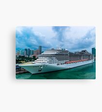 MSC Divina Cruise Ship Canvas Print