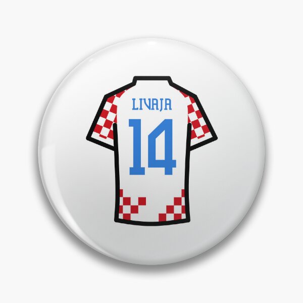Item preview, Livaja #14 CRO Red White Blue 22 Football Jersey designed and sold by Millustgfx.