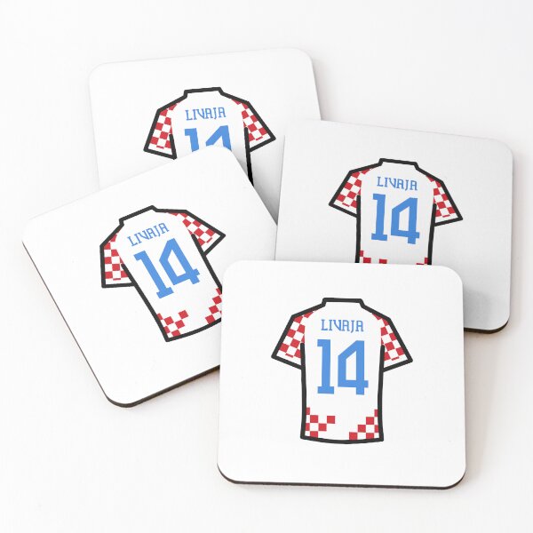 Item preview, Livaja #14 CRO Red White Blue 22 Football Jersey designed and sold by Millustgfx.