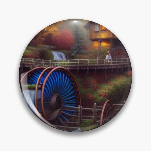 Item preview, Pleasant Watermill  designed and sold by PaigeCompositor.