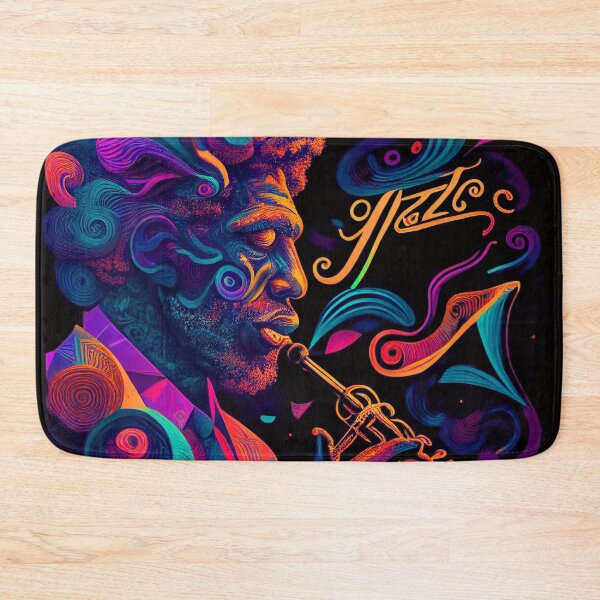 Item preview, JAZZ PLAYER PLAYING A TRUMPET Midjourney AI Artwork designed and sold by davidjulie.