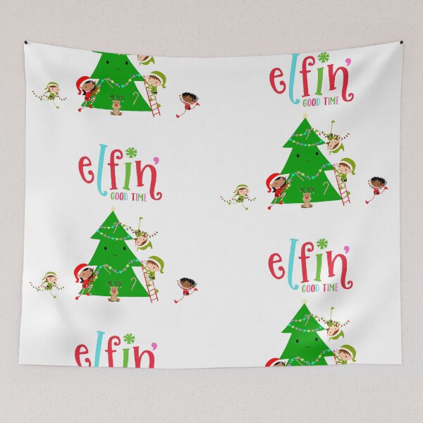 Item preview, Elfin’ Good Time designed and sold by StuffWeMade.
