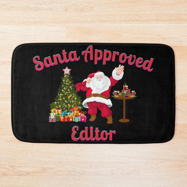 Item preview, Santa Approved Editor- Black Background designed and sold by TheKnightWriter.