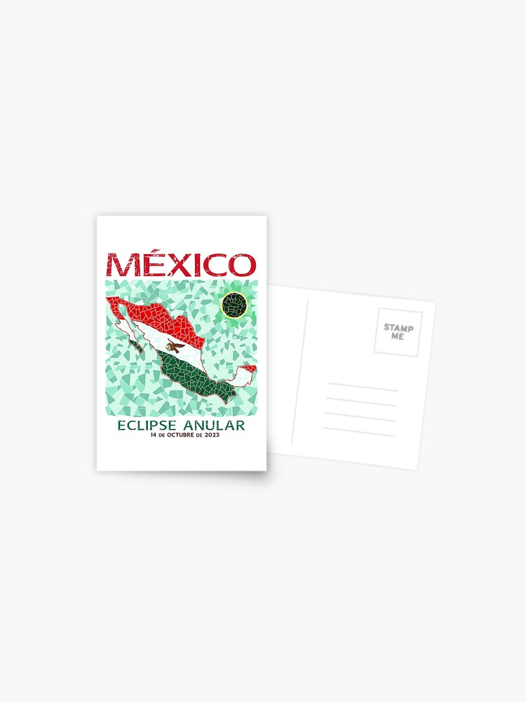 Thumbnail 1 of 2, Postcard, Mexico Annular Eclipse 2023 designed and sold by Eclipse2024.
