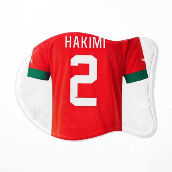 HAKIMI #2 Morocco Home Soccer Jersey Custom World Cup Jersey 2022