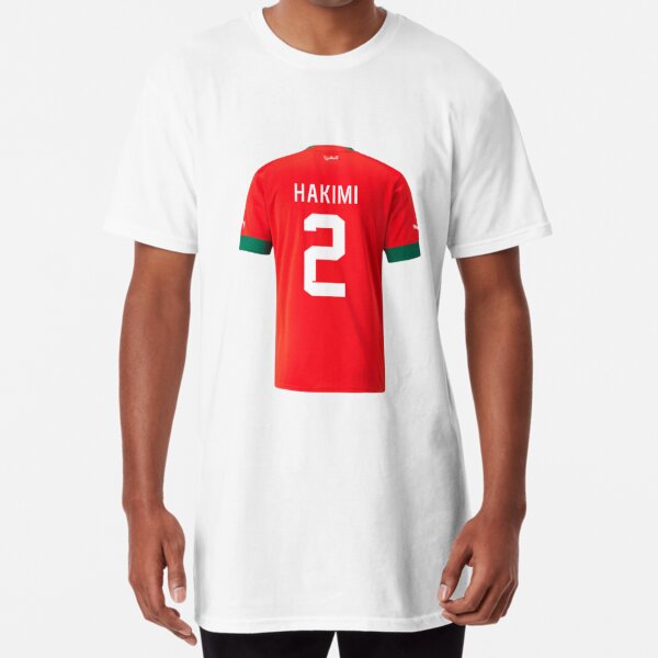 : Hakimi #2 Morocco Home Men's World Cup Soccer Jersey