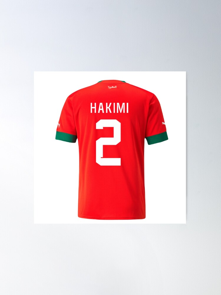 Morocco Soccer #7 Hakim Ziyech World Football Fans Adult and Youth T-Shirt