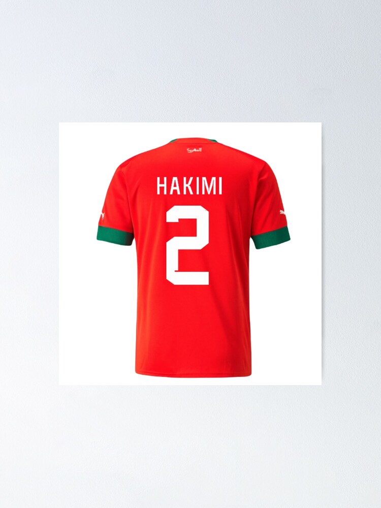 Hakimi will wear the no.2 shirt at PSG