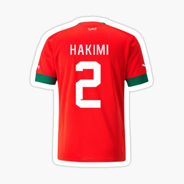 Achraf Hakimi Morocco Celebration  Sticker for Sale by