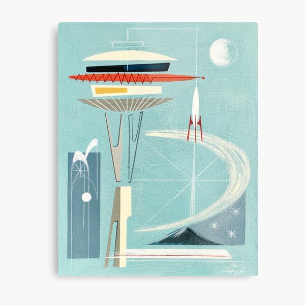 Mid Century Metal Prints for Sale