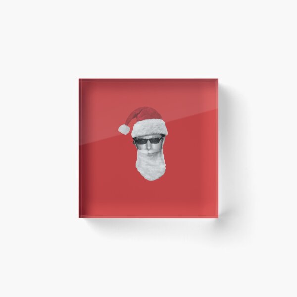 Item preview, Young Santa Jeff Goldblum - on Red designed and sold by boltjesdesign.