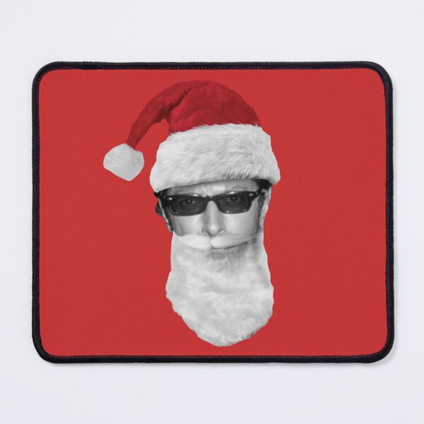 Item preview, Young Santa Jeff Goldblum - on Red designed and sold by boltjesdesign.