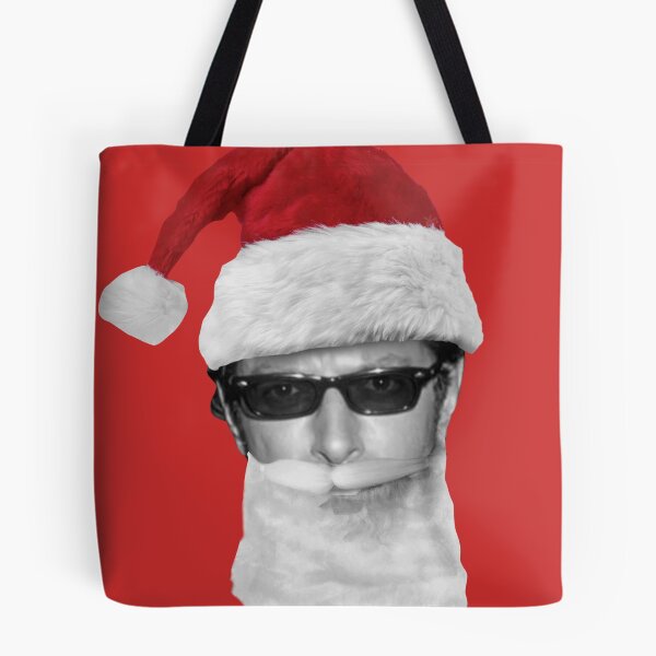 Item preview, Young Santa Jeff Goldblum - on Red designed and sold by boltjesdesign.
