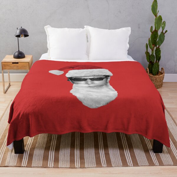 Item preview, Young Santa Jeff Goldblum - on Red designed and sold by boltjesdesign.