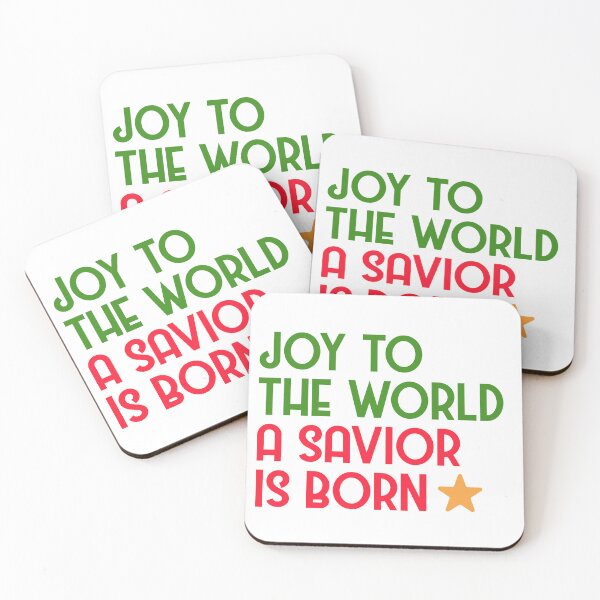 Item preview, Christmas Words and Quotes: Joy to the World a Savior is Born designed and sold by oohkeju.