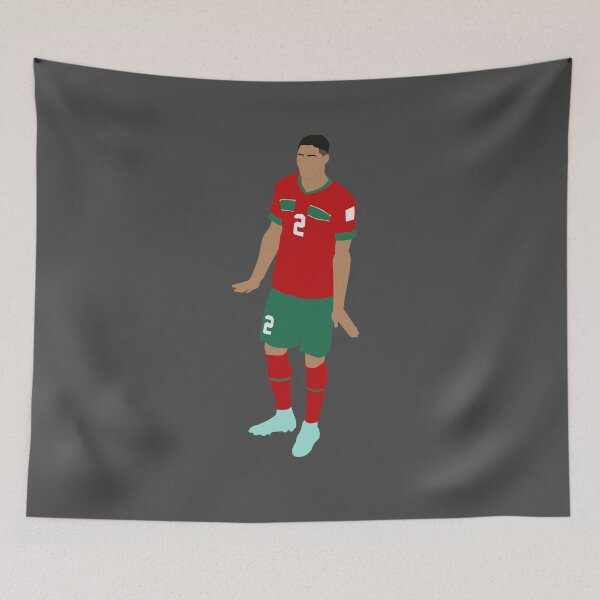 Item preview, Achraf Hakimi Morocco Celebration designed and sold by shahstickerinc.