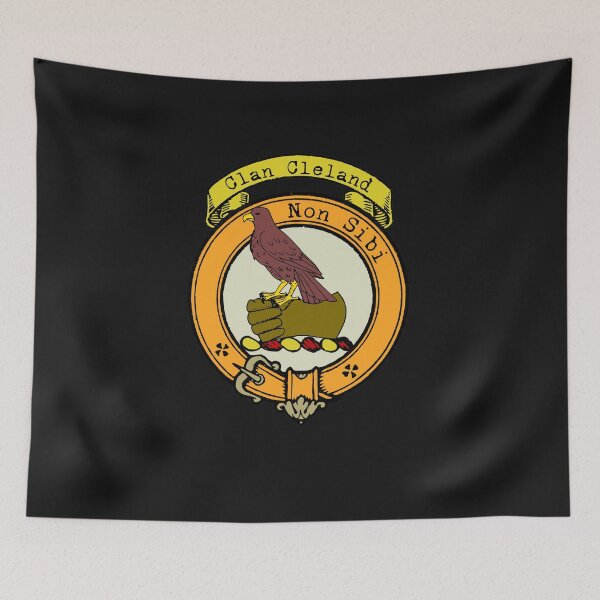 Item preview, Cleland Clan Surname crest designed and sold by BagTown Clans.